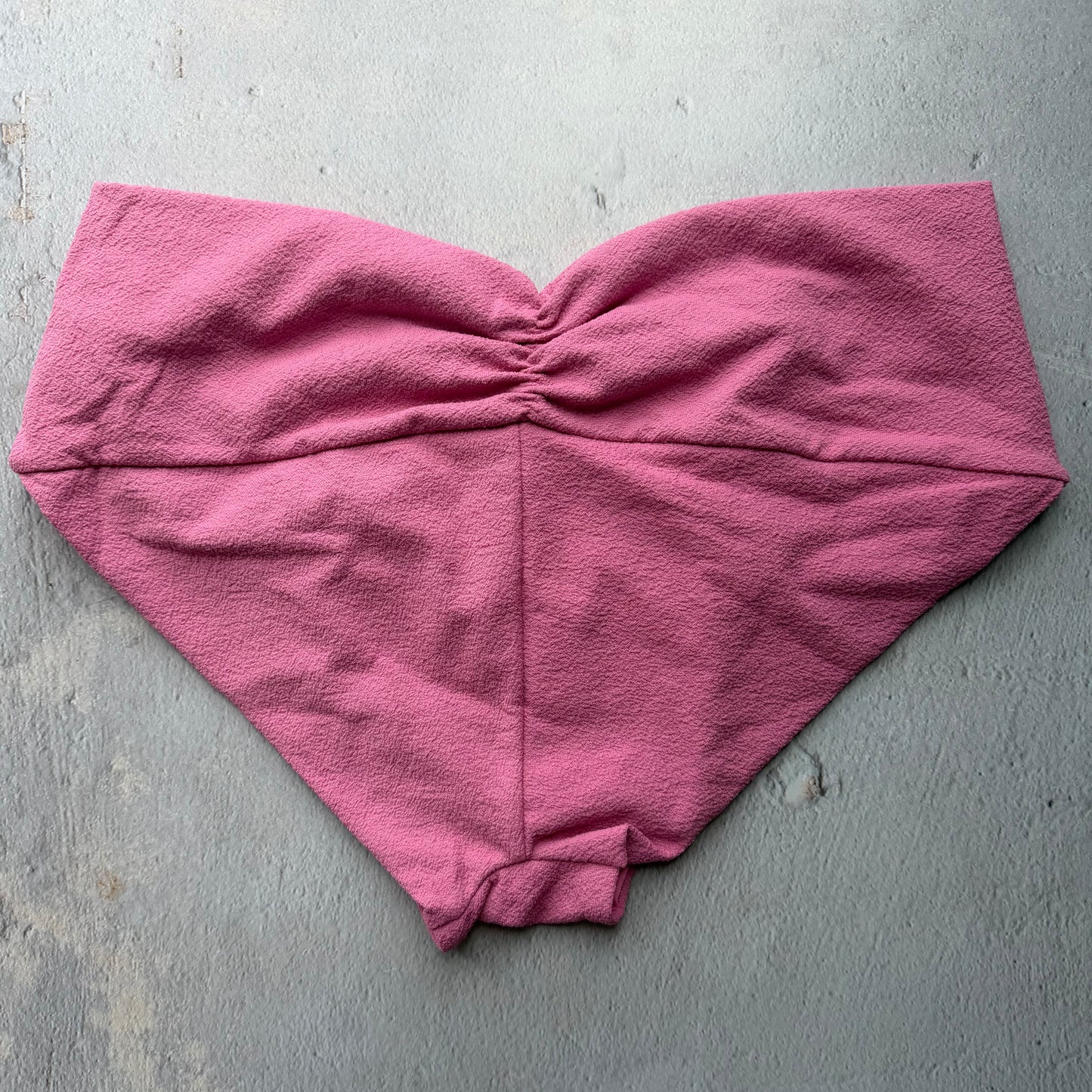 Pink Guava Seashore Textured Melissa Bikini Bottom