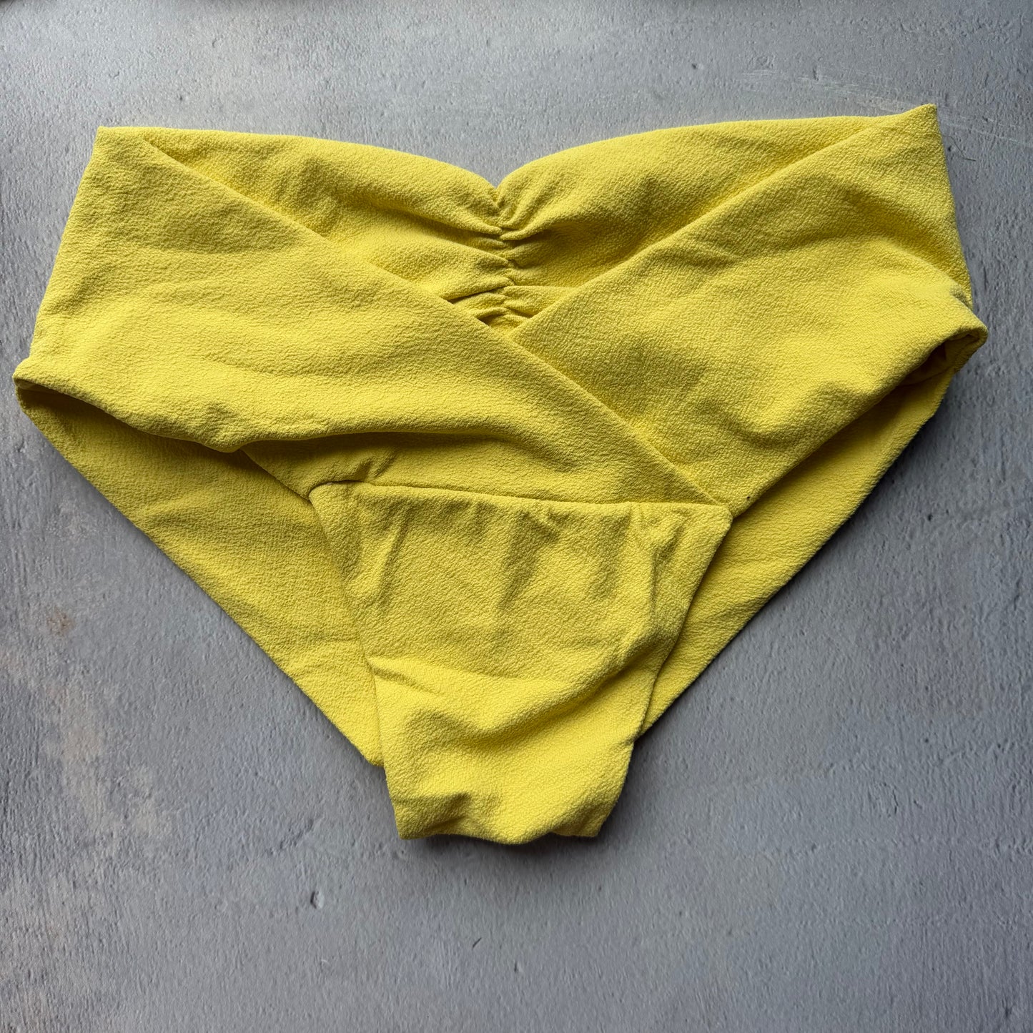 Passion Fruit Seashore Textured Melissa Bikini Bottom