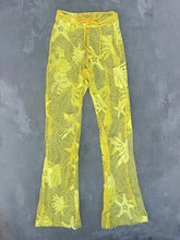 Load image into Gallery viewer, Yellow Jeri Macrame Pant
