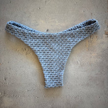 Load image into Gallery viewer, Blue Opalite Mermaid Weave Textured Bia Bikini Bottom
