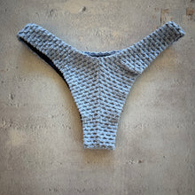 Load image into Gallery viewer, Blue Opalite Mermaid Weave Textured Bia Bikini Bottom
