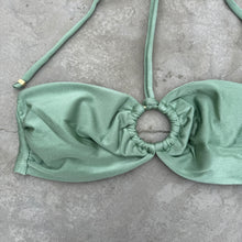 Load image into Gallery viewer, Minted Elegance Strapless Bikini Top
