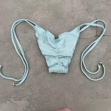 Load image into Gallery viewer, Aquamarine Ripple Side Tie Bikini Bottom

