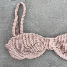 Load image into Gallery viewer, Sand Tropez Beige Textured Antonella Bikini Top
