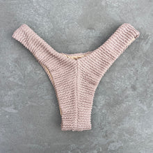 Load image into Gallery viewer, Sand Tropez Beige Textured Bia Bikini Bottom
