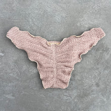 Load image into Gallery viewer, Sand Tropez Beige Textured Lili Ripple Bikini Bottom
