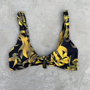 Yellow jungle Cassia Bikini Top