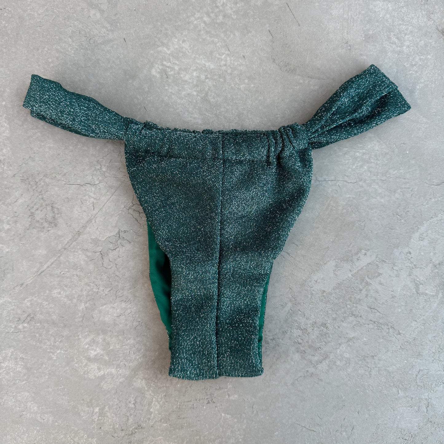 Teal Sparkle Curtain Bottom