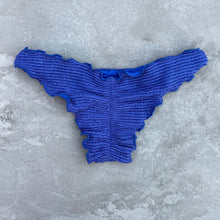 Load image into Gallery viewer, Indigo Blue Textured Lili Ripple Bikini Bottom
