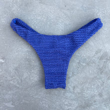 Load image into Gallery viewer, Indigo Blue Textured Bia Bikini Bottom
