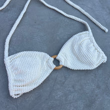 Load image into Gallery viewer, Pearl Textured Kayla Bikini Top
