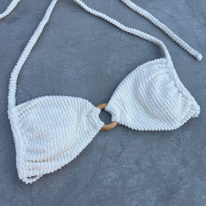 Pearl Textured Kayla Bikini Top