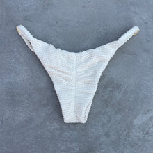 Load image into Gallery viewer, Pearl Textured Tanga Bikini Bottom
