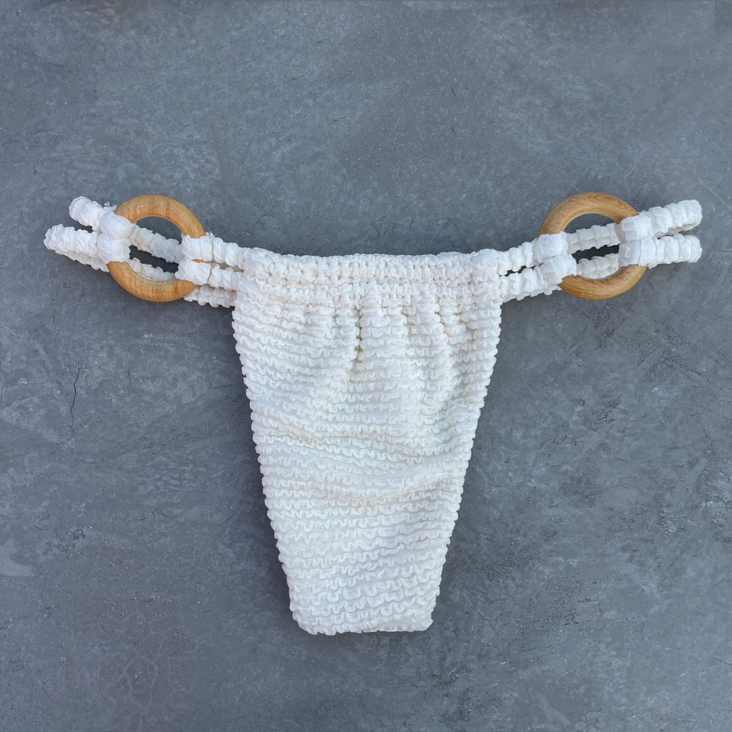 Pearl Textured Kayla Bikini Bottom