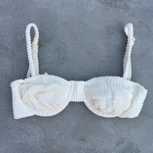 Load image into Gallery viewer, Pearl Textured Antonella Bikini Top
