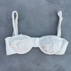 Pearl Textured Antonella Bikini Top