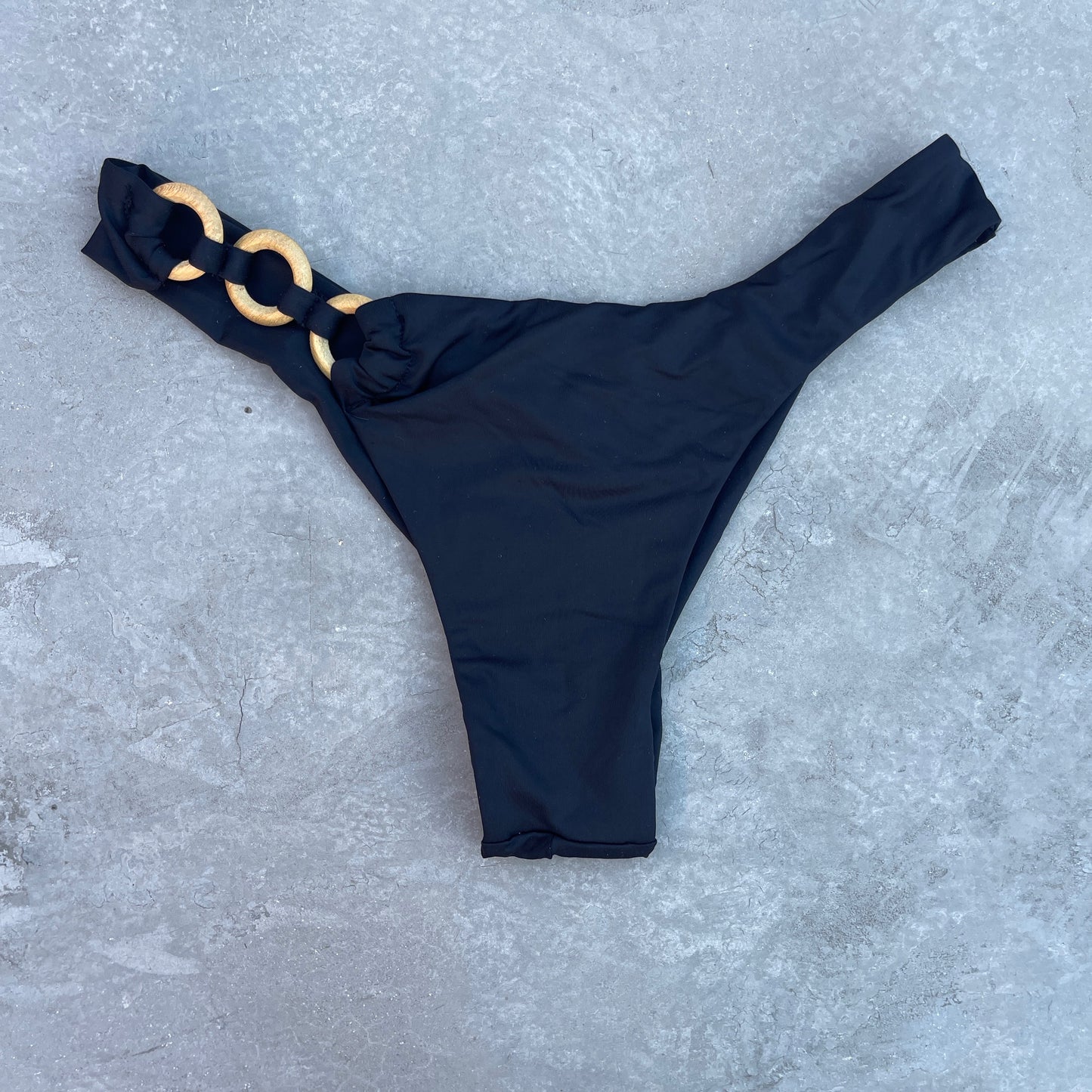 Light Black Bia Bikini Bottom