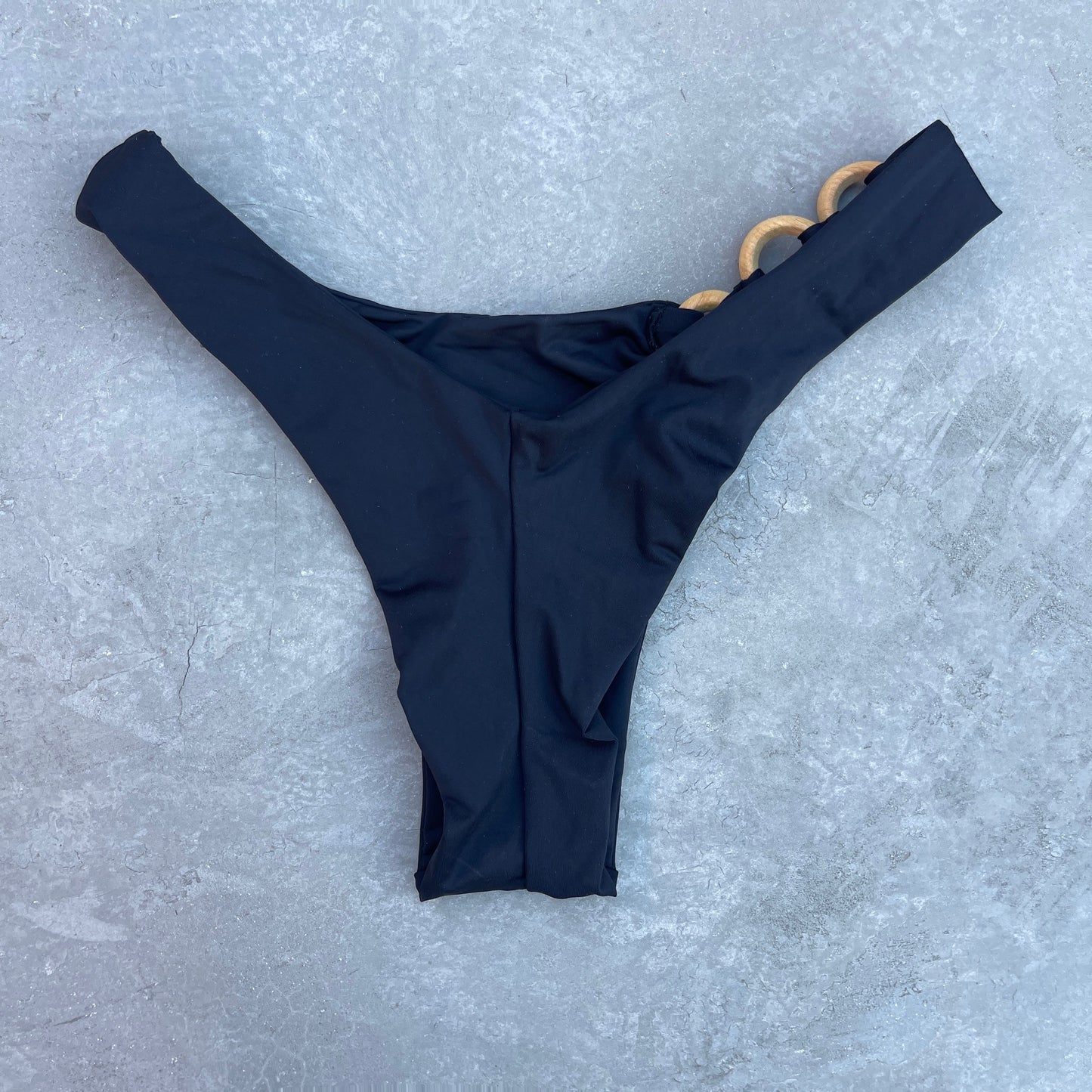Light Black Bia Bikini Bottom