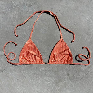 Coral Coast Ribbed Triangle Bikini Top