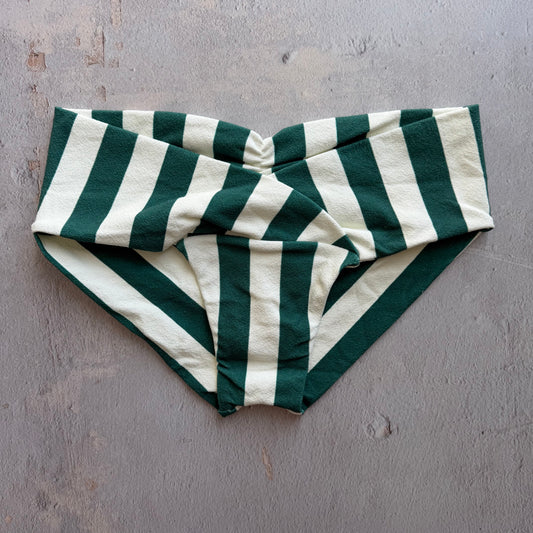 Jungle Green Seashore Textured Melissa Bikini Bottom