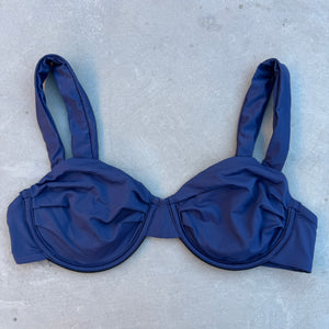 Navy Blue Carolina Bikini Top