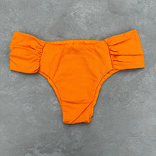 Load image into Gallery viewer, Seashore Textured Orange Zest Classy Cheeky Bikini Bottom
