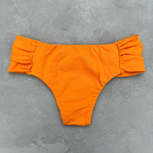Load image into Gallery viewer, Seashore Textured Orange Zest Classy Cheeky Bikini Bottom
