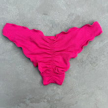 Load image into Gallery viewer, Seashore Textured Pink Riot Lili Ripple Bikini Bottom
