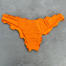 Load image into Gallery viewer, Seashore Textured Orange Zest Lili Ripple Bikini Bottom
