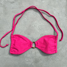 Load image into Gallery viewer, Seashore Textured Pink Riot Kayla Bikini Top
