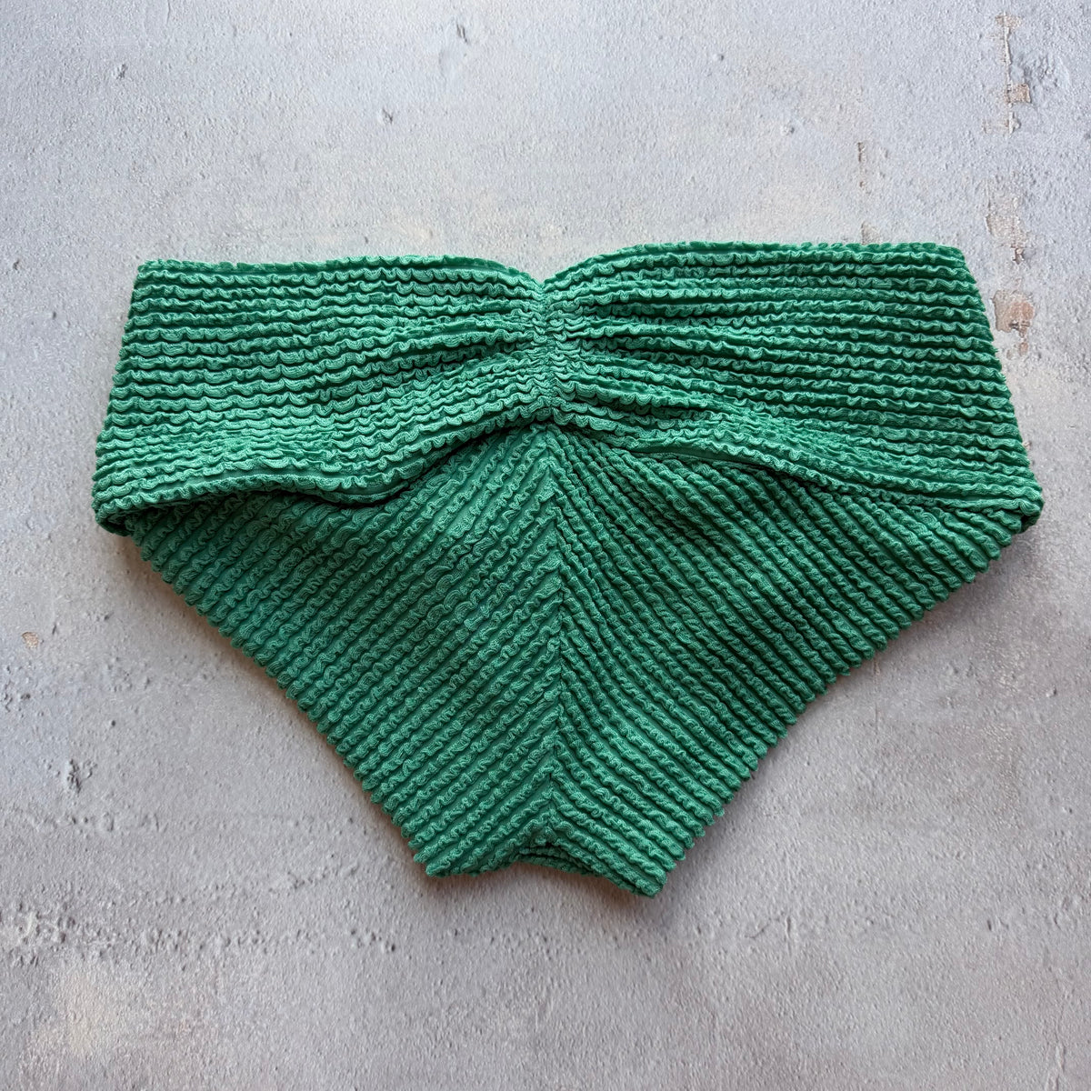 Ocean Avenue Green Textured Melissa Bikini Bottom