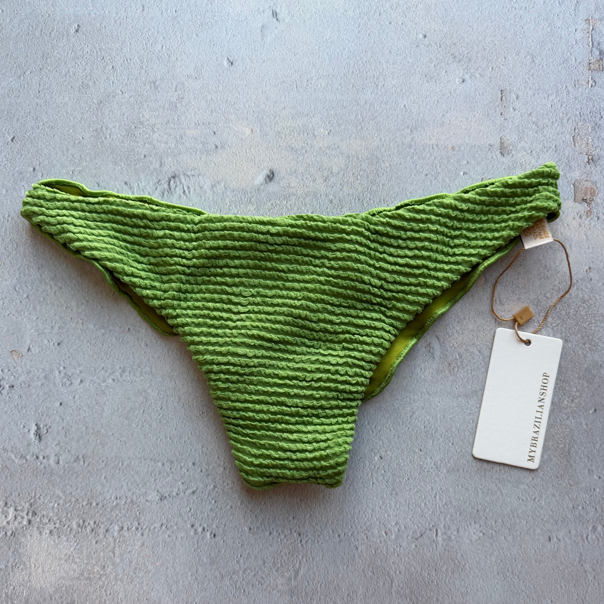 Botanic Green Lili Ripple Bikini Bottom