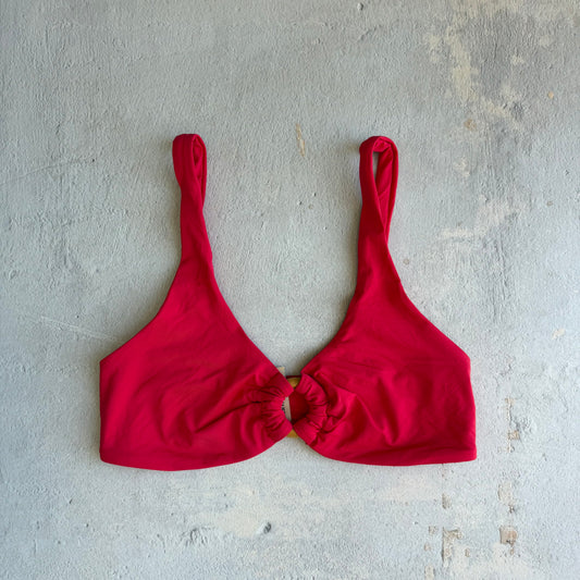 Red Amour Cassia Bikini Top