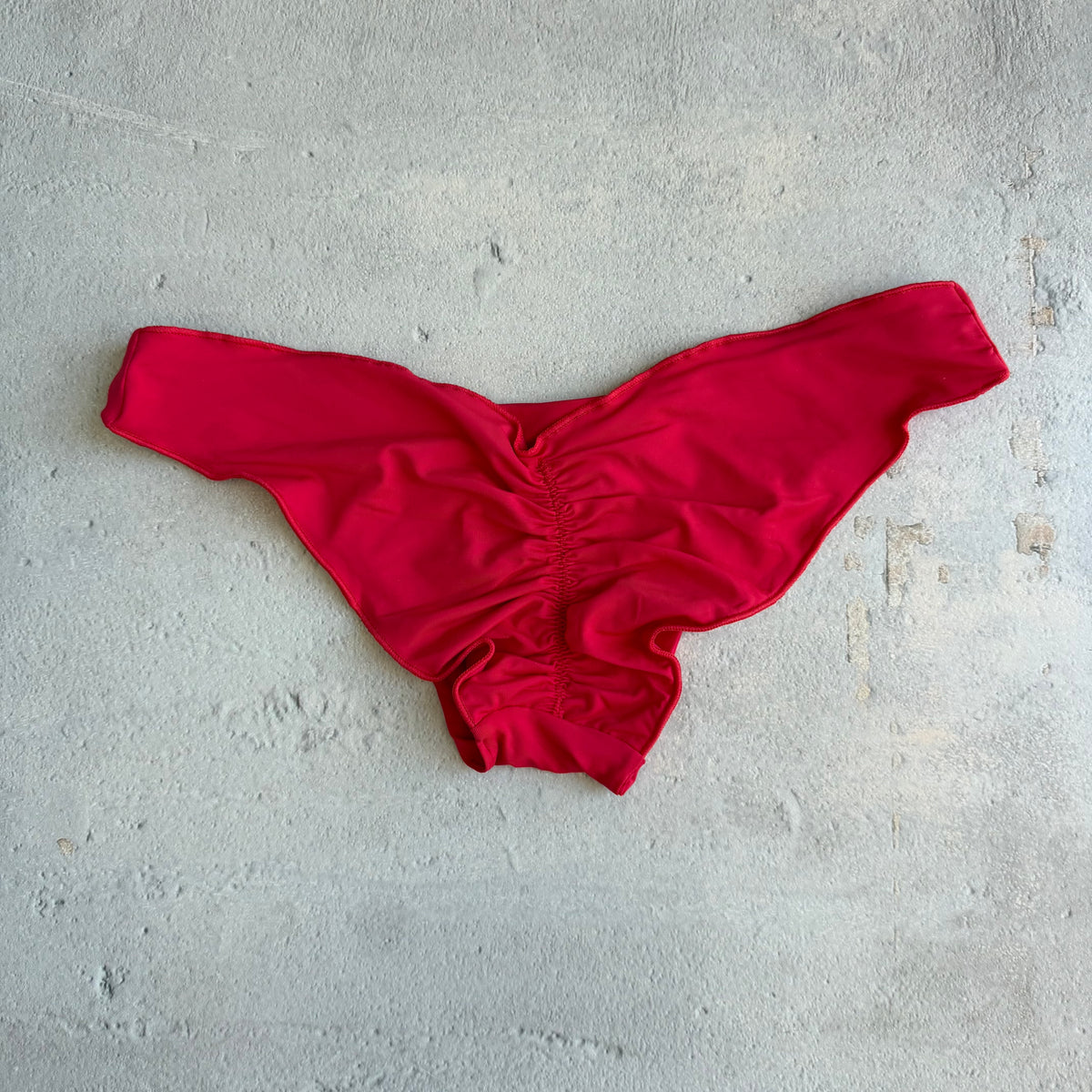 Red Amour Lili Ripple Bikini Bottom