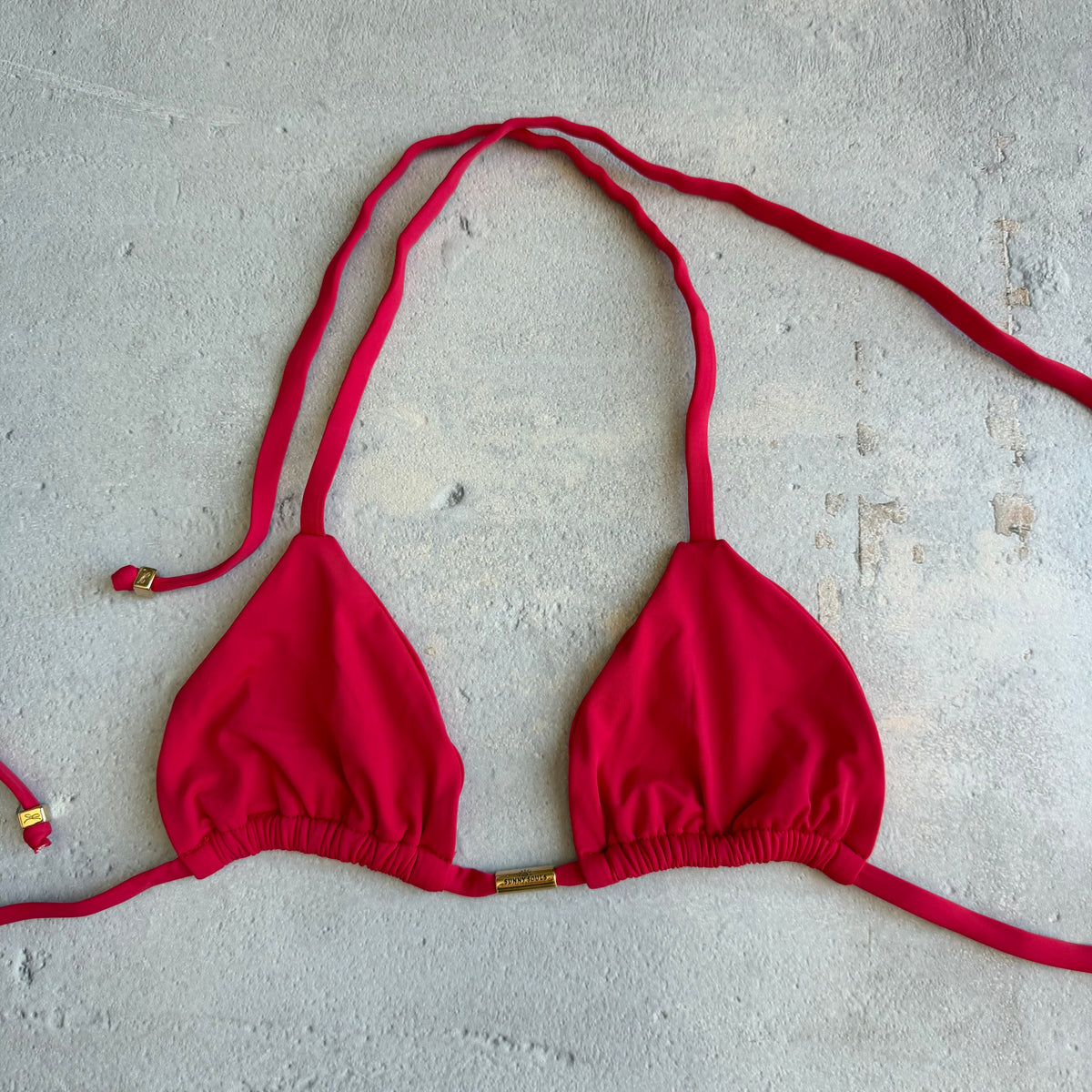 Red Amour Triangle Top