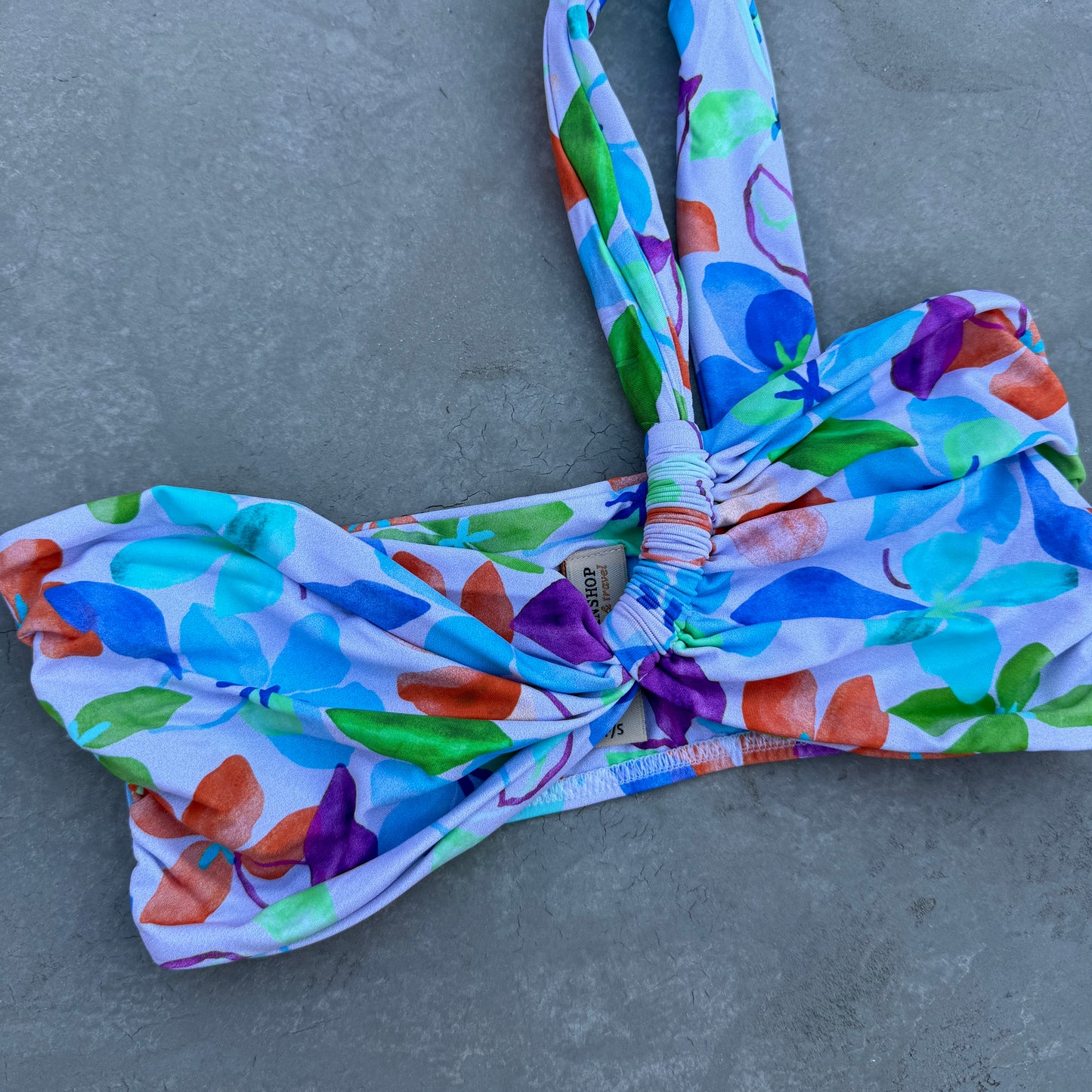 Spring Garden Greek Bikini Top