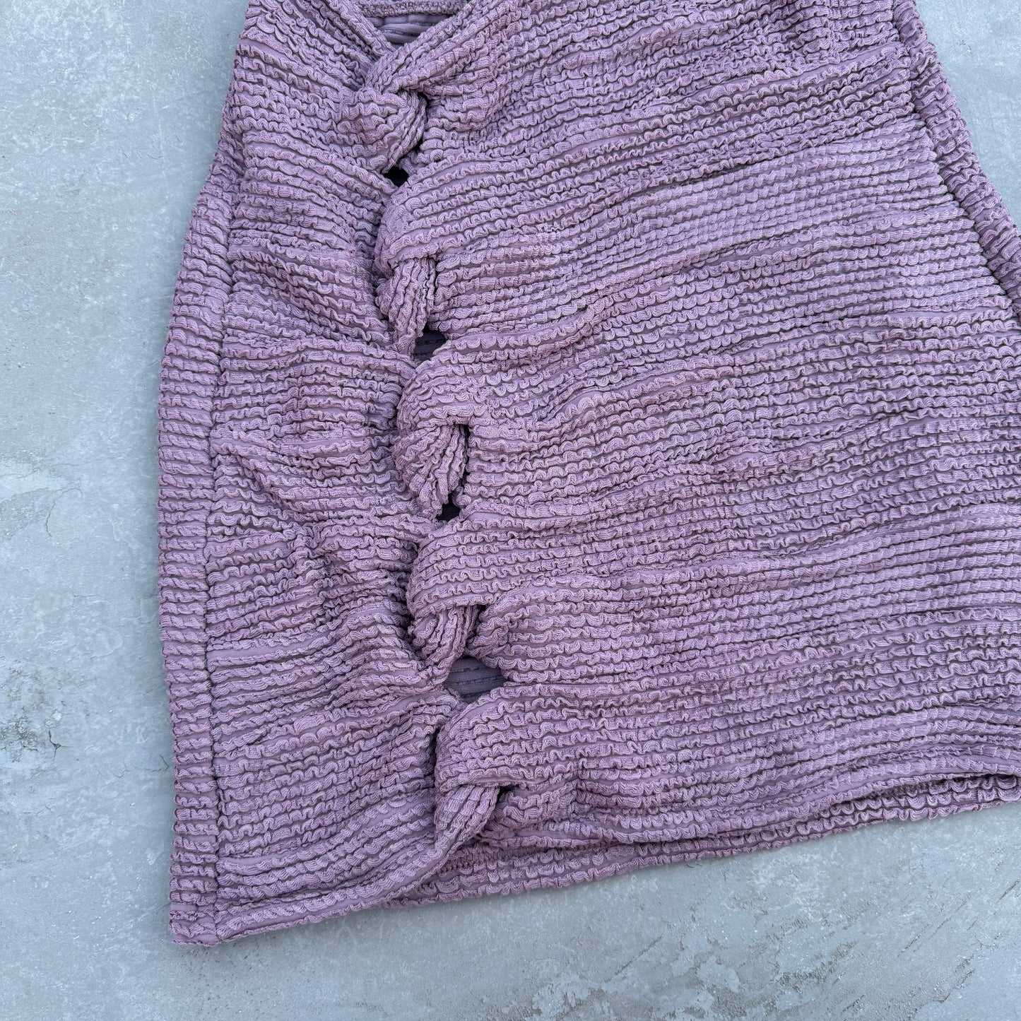 Lavender Mist Textured Hooked On You Skirt