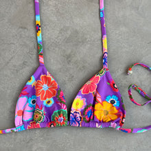 Load image into Gallery viewer, Floral Carnival Triangle Bikini Top
