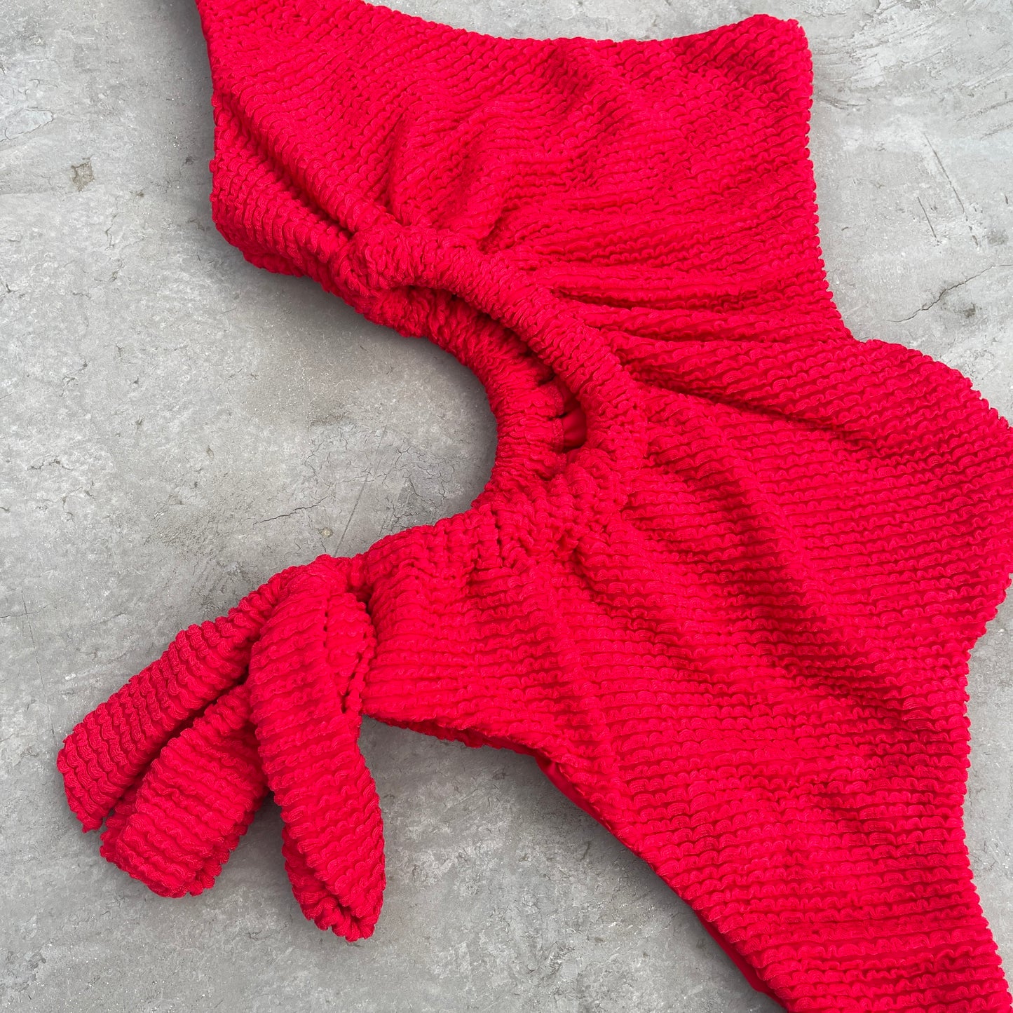 Mexican Chili Textured One Piece Swimwear