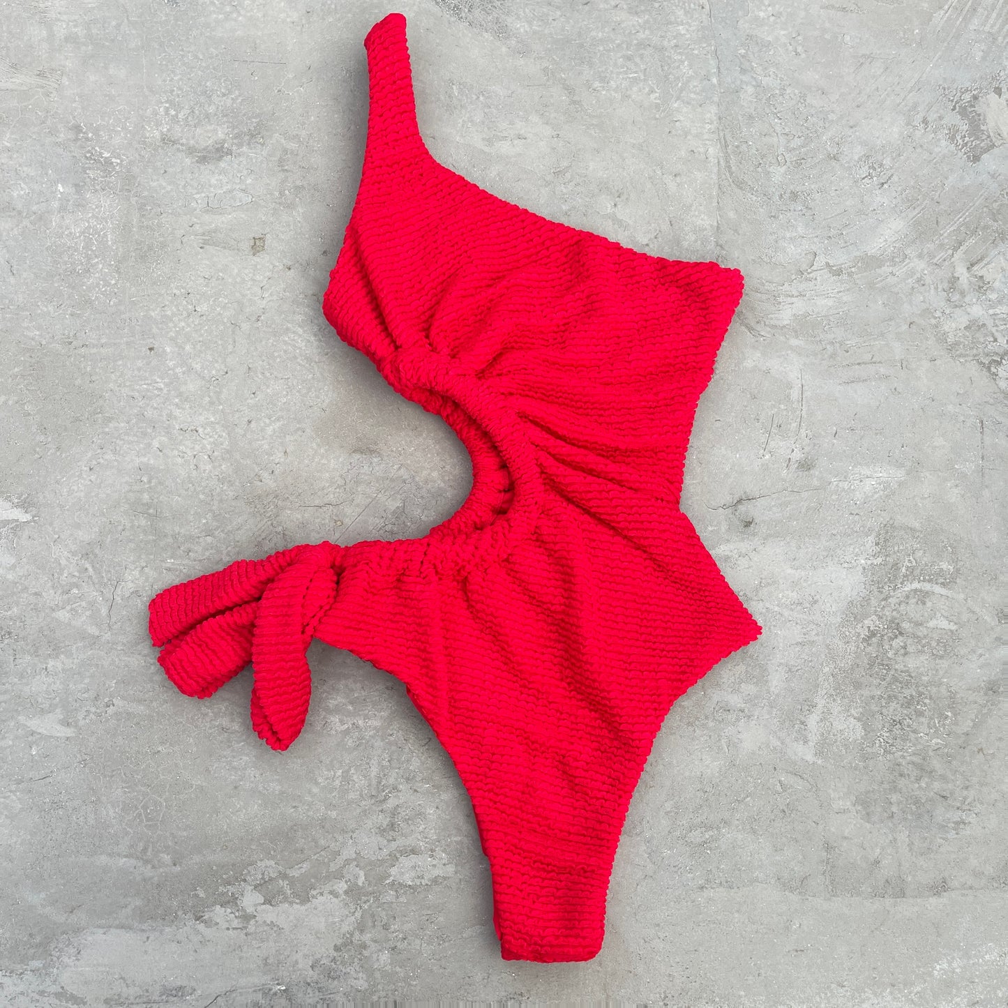 Mexican Chili Textured One Piece Swimwear