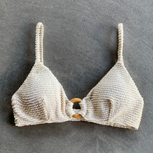 Load image into Gallery viewer, Pearl Textured Agatha Bikini Top
