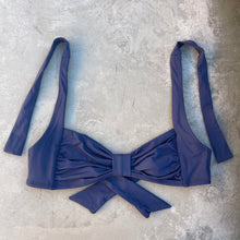 Load image into Gallery viewer, Navy Blue Leda Bikini Top
