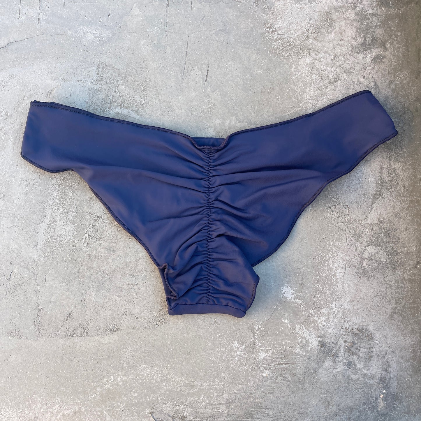 Navy Blue Lili Ripple Bikini Bottom