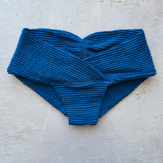 Blue Safira Melissa Textured Bikini Bottom
