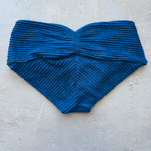Load image into Gallery viewer, Blue Safira Melissa Textured Bikini Bottom
