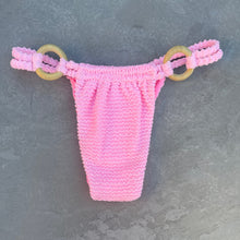 Load image into Gallery viewer, Pink Milk Shake Textured Kayla Bikini Bottom
