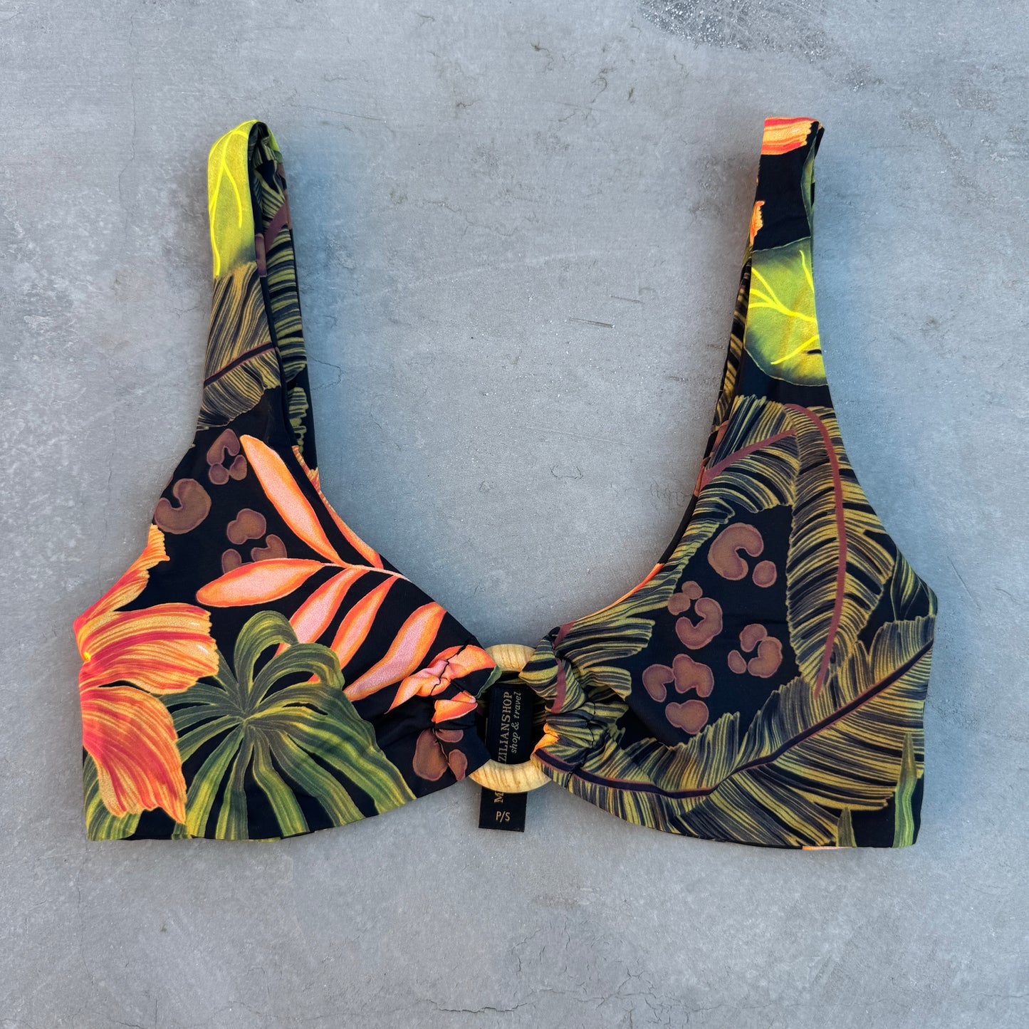 Hawaiian Flame Cassia Bikini Top