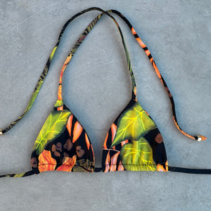 Hawaiian Flame Triangle Bikini Top