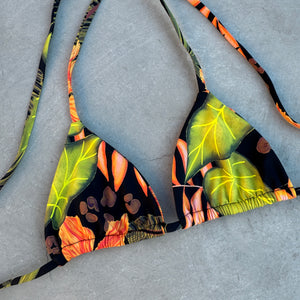 Hawaiian Flame Triangle Bikini Top