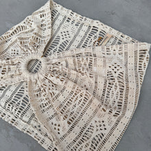 Load image into Gallery viewer, Offwhite Mini Macrame Skirt
